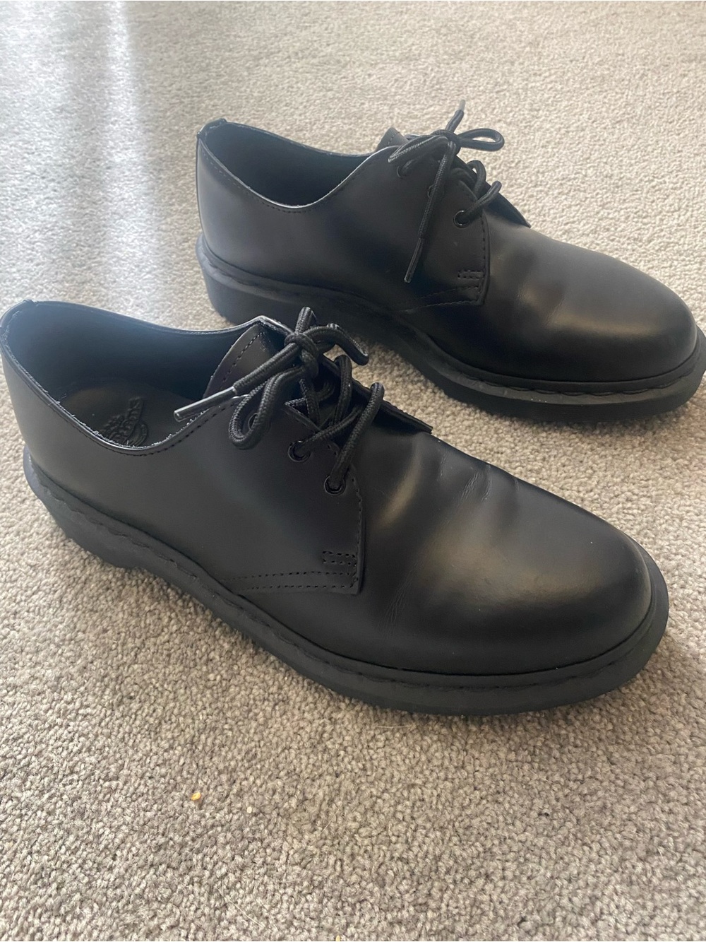 Dr. Martens 1461 Mono Black Smooth Leather Derbies